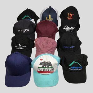 Lot Of 12 Mixed Snapback Strapback Hat Lot Advertising